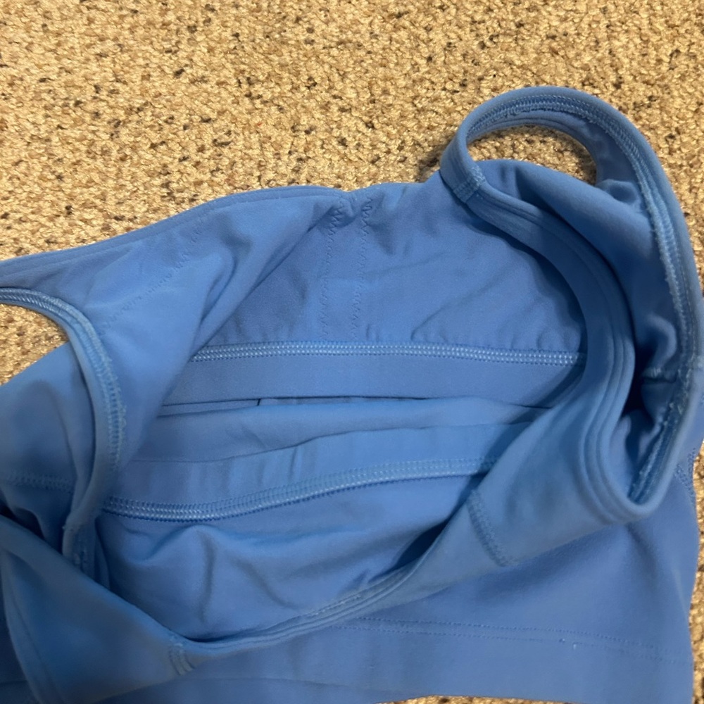 lululemon athletica Blue V-Neck Support Tank Top - Picture 6 of 7